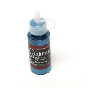 Glitter glue Turquoise ,Stamperia