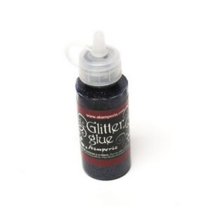 Glitter glue BLACK ,Stamperia