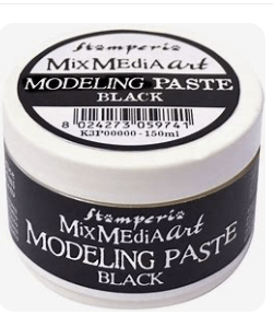 Modelling Paste Black 150 ml, Stamperia