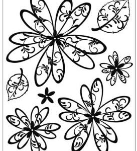 Viva Décor Phantasie Flower Princess 3D Clear Silicone Stamp