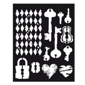 Thick Stencil 20x25cm/0,5 Keys