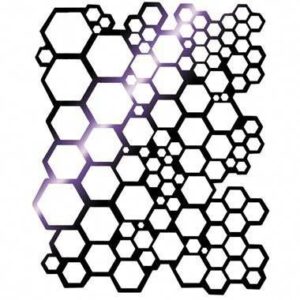 THICK STENCIL 20X25CM beehive