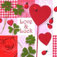 Καρδιές Love and Luck 12*12