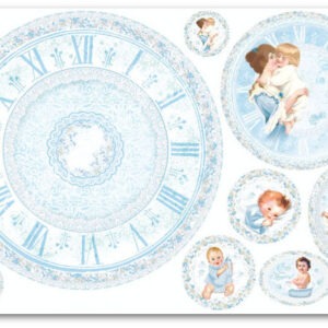 A3 stamperia clock dfs316