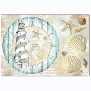 A3 stamperia lighthouse dfs318