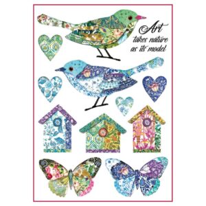A4 stamperia big bird DFSA4297