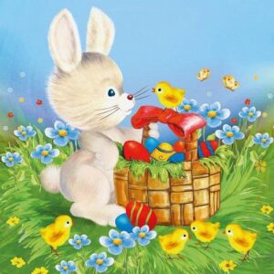 Bunny with basket
