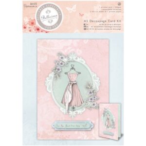 Papermania Bellisima A5 Decoupage Card Kit-Dress