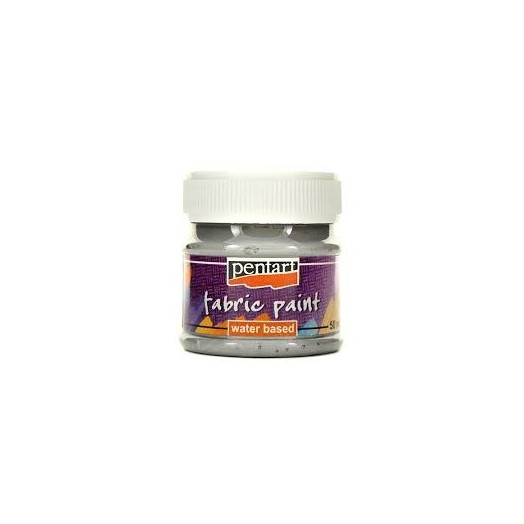 Χρώμα Για Ύφασμα Silver Metallic 50ml