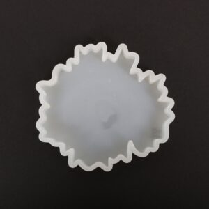 Καλούπι σιλικόνης γεώδης λίθος οβάλ, 9×8,5x1cm