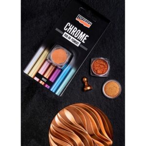 Rub-on pigment Chrome Effect (μεταλλικό εφέ) Pentart 0,5 gr, Brass