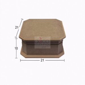 Κουτί τετράγωνο 21X21X10 KU372