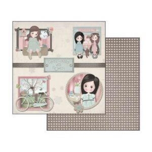 Χαρτί scrapbooking double face 31,2×30,3cm, Stamperia