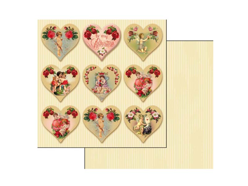 Scrapbook heart 30.5 x 30.5cm