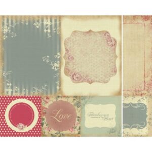 Χαρτιά Scrapbooking Magnolia Grove διπλής όψης,Stylish 30x30cm
