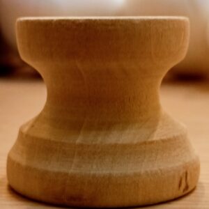 Αυγοθήκη ξύλινη retro (2) 4×4,5cm