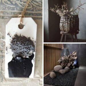 Χρώμα παλαίωσης Milk Paint Maja’s Memories, 150gr, Black Soot