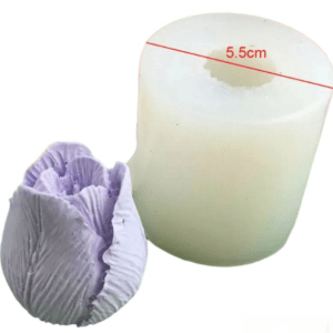 Καλούπι σιλικόνης, Τριαντάφυλλο μπουμπούκι, 5.5×4.8cm