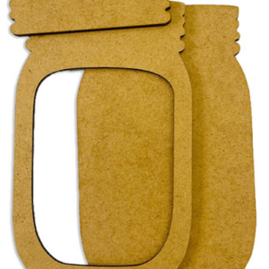Διακοσμητικά σχέδια MDF,Βαζάκι16x9cm