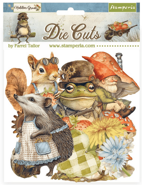 Die Cuts Stamperia, Hidden Grove
