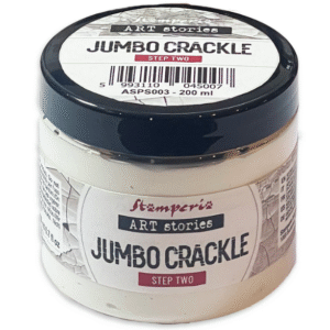 Πάστα κρακελέ διαφανής Jumbo Crackle Step 2, 200ml, Stamperia