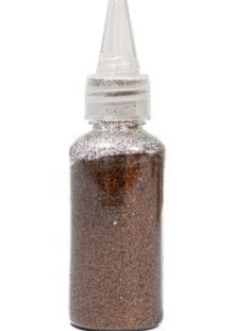 Γκλίτερ σε σκόνη καφέ χρώμα 30 gr. (1 τεμ.)