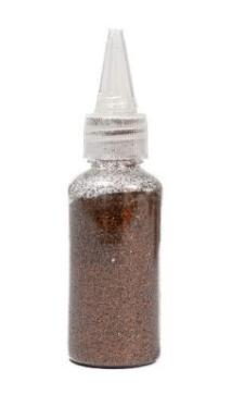 Γκλίτερ σε σκόνη καφέ χρώμα 30 gr. (1 τεμ.)